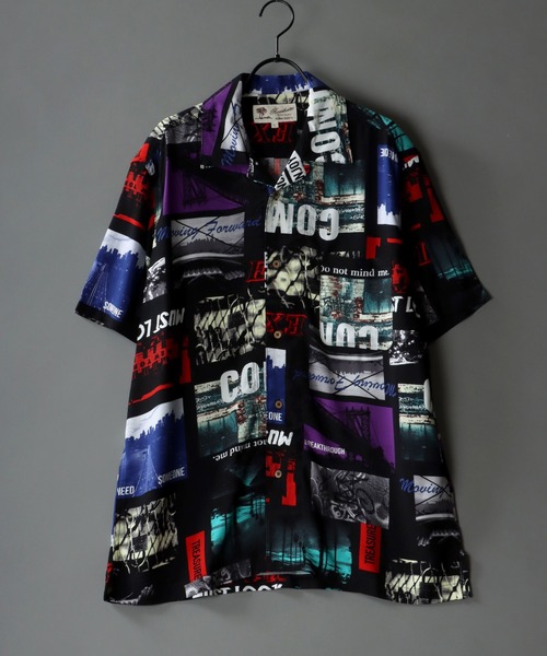 SITRY(シトリー)の「Silky Drape Open Collar Street Aloha Shirt/シルキードレープ オープンカラー ストリート アロハシャツ(シャツ/ブラウス・メンズ・ブラック系その他4/ブラック系その他5/レッド系その他/ブルー系その他/ブラック系その他6/ホワイト系その他/ブラック系その他/ホワイト系その他2/ブラック系その他2/ブラック系その他3・M/L/LL)」の4枚目の写真