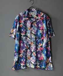 Silky Drape Open Collar Street Aloha Shirt/シルキードレープ オープンカラー ストリート アロハシャツ