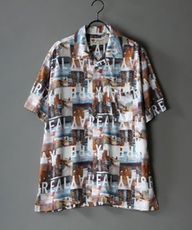 Silky Drape Open Collar Street Aloha Shirt/シルキードレープ オープンカラー ストリート アロハシャツ