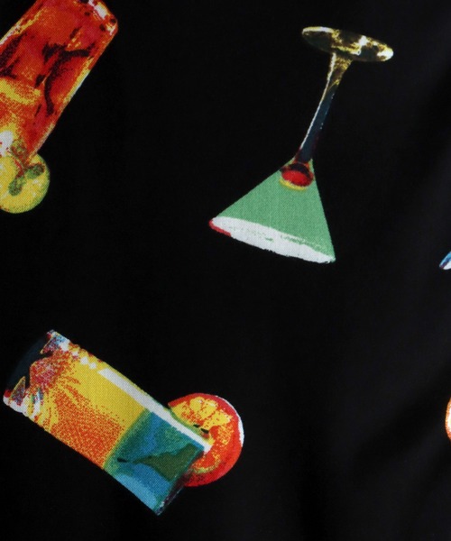 SITRY(シトリー)の「Silky Drape Open Collar Street Aloha Shirt/シルキードレープ オープンカラー ストリート アロハシャツ(シャツ/ブラウス・メンズ・ブラック系その他4/ブラック系その他5/レッド系その他/ブルー系その他/ブラック系その他6/ホワイト系その他/ブラック系その他/ホワイト系その他2/ブラック系その他2/ブラック系その他3・M/L/LL)」の15枚目の写真