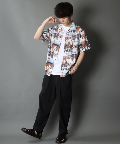 O.FILES INDIAN WEAVE DRAPE SHIRT ドレープシャツ O.FILES INDIAN WEAVE DRAPE SHIRT ドレープシャツ