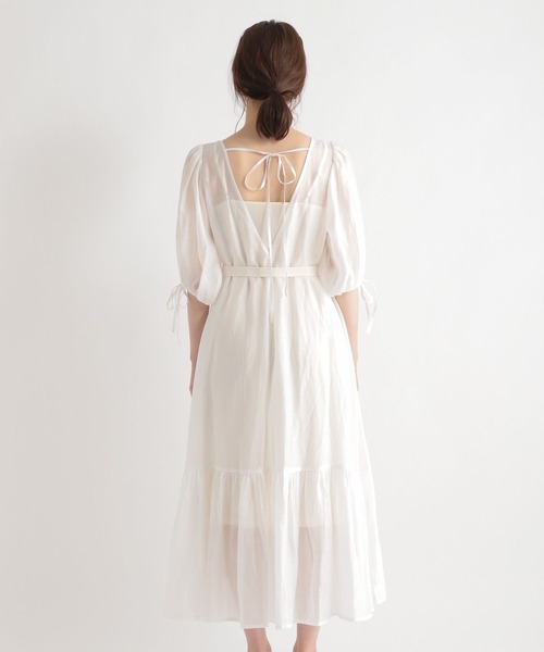 Andemiu(アンデミュウ)の「【中野綾香さんコラボ】ふわっとHUGワンピース297160(ワンピース・レディース・ホワイト/ブラック/ピンク・FREE)」の18枚目の写真