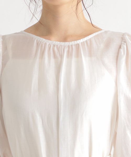 Andemiu(アンデミュウ)の「【中野綾香さんコラボ】ふわっとHUGワンピース297160(ワンピース・レディース・ホワイト/ブラック/ピンク・FREE)」の13枚目の写真