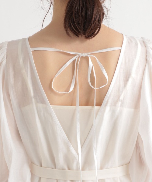 Andemiu(アンデミュウ)の「【中野綾香さんコラボ】ふわっとHUGワンピース297160(ワンピース・レディース・ホワイト/ブラック/ピンク・FREE)」の21枚目の写真