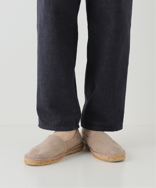 417 EDIFICE(フォーワンセブンエディフィス)の「【SALVI × HERISSON】別注 ネオスエード エスパ(スリッポン・メンズ・ブラック/ベージュ/ネイビー・25cm/26cm/27cm/28cm)」の9枚目の写真