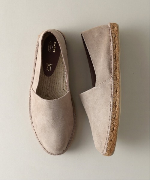 417 EDIFICE(フォーワンセブンエディフィス)の「【SALVI × HERISSON】別注 ネオスエード エスパ(スリッポン・メンズ・ブラック/ベージュ/ネイビー・25cm/26cm/27cm/28cm)」の20枚目の写真