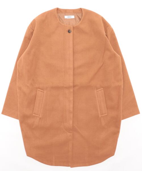 DETAILS women/ノーカラーコクーンコート