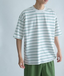 FORK&SPOON | FORK&SPOON　ランダムボーダーショートスリーブTシャツ(Tシャツ/カットソー)