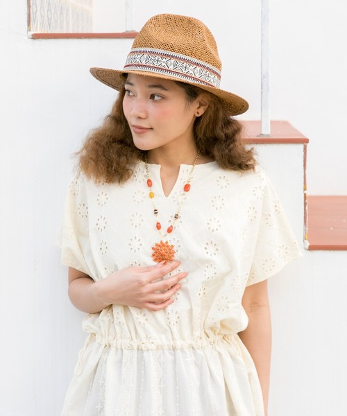 チャイハネ（チャイハネ）の「【チャイハネ】モディペーパーマウンテンハット（ハット・レディース・ブラウン/ナチュラル・FREE）」の22枚目の写真