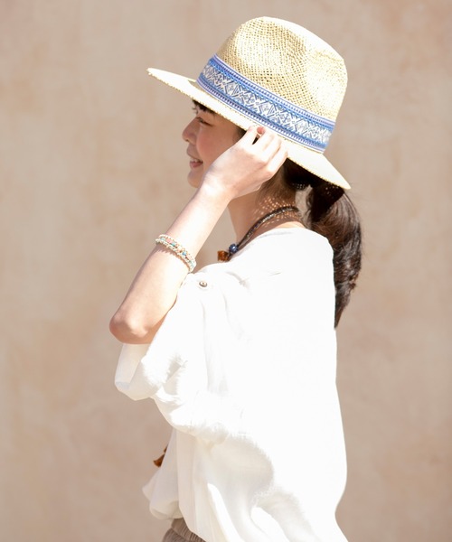 チャイハネ（チャイハネ）の「【チャイハネ】モディペーパーマウンテンハット（ハット・レディース・ブラウン/ナチュラル・FREE）」の12枚目の写真