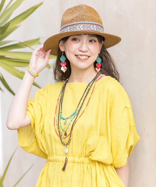 チャイハネ（チャイハネ）の「【チャイハネ】モディペーパーマウンテンハット（ハット・レディース・ブラウン/ナチュラル・FREE）」の16枚目の写真