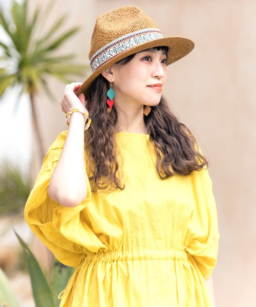 チャイハネ（チャイハネ）の「【チャイハネ】モディペーパーマウンテンハット（ハット・レディース・ブラウン/ナチュラル・FREE）」の17枚目の写真