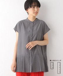 LEPSIM | スソプリーツフレンチスリーブブラウス　287694(シャツ/ブラウス)