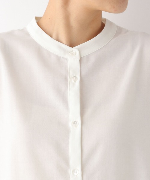 LEPSIM（レプシィム）の「スソプリーツフレンチスリーブブラウス　287694（シャツ/ブラウス・レディース・グレー/オフホワイト/イエロー・FREE/TALL）」の8枚目の写真