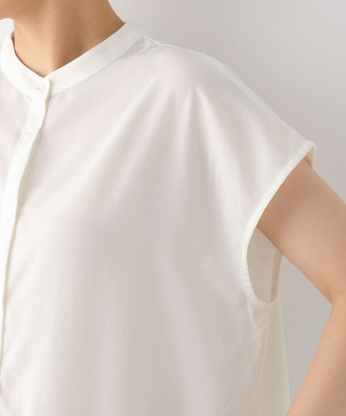 LEPSIM（レプシィム）の「スソプリーツフレンチスリーブブラウス　287694（シャツ/ブラウス・レディース・グレー/オフホワイト/イエロー・FREE/TALL）」の7枚目の写真