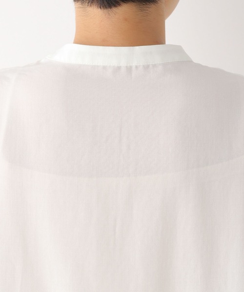 LEPSIM（レプシィム）の「スソプリーツフレンチスリーブブラウス　287694（シャツ/ブラウス・レディース・グレー/オフホワイト/イエロー・FREE/TALL）」の12枚目の写真