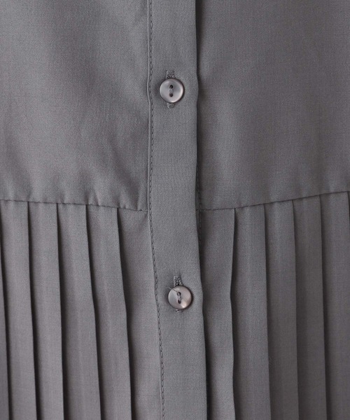 LEPSIM（レプシィム）の「スソプリーツフレンチスリーブブラウス　287694（シャツ/ブラウス・レディース・グレー/オフホワイト/イエロー・FREE/TALL）」の14枚目の写真