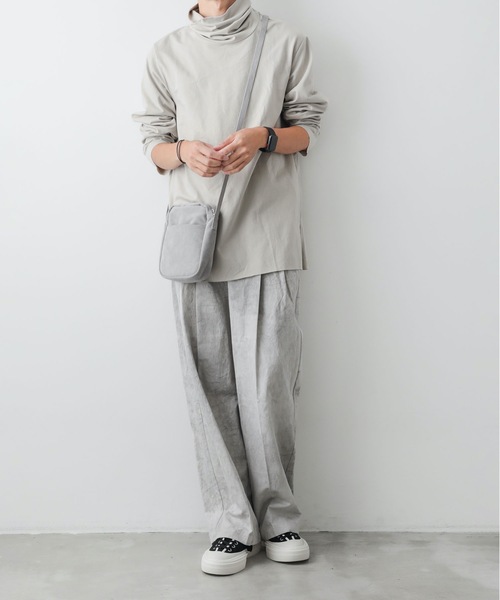 ATTACHMENT（アタッチメント）の「コールドダイ コットン・リネンツイル ２タックワイドトラウザーズ / PIGMENT DYE CO/LI TWILL TWO PLEATS WIDE TROUSERS（スラックス・メンズ・ブルー系その他/ベージュ系その他・1/2/3）」の10枚目の写真