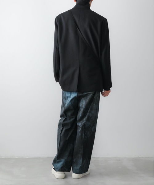 ATTACHMENT（アタッチメント）の「コールドダイ コットン・リネンツイル ２タックワイドトラウザーズ / PIGMENT DYE CO/LI TWILL TWO PLEATS WIDE TROUSERS（スラックス・メンズ・ブルー系その他/ベージュ系その他・1/2/3）」の22枚目の写真