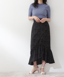 N.（N. Natural Beauty Basic） | 【S Size Line】◆ドットプリントマーメイドスカート(スカート)