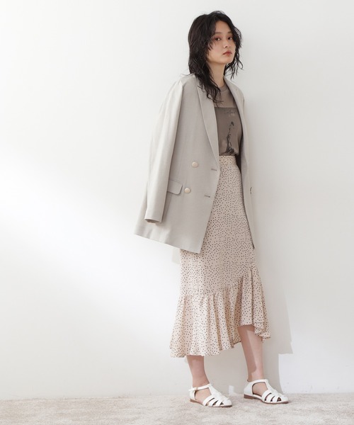 N.(N. Natural Beauty Basic)(エヌエヌナチュラルビューティーベーシック)の「【S Size Line】◆ドットプリントマーメイドスカート(スカート・レディース・ホワイト系その他/ブラック系その他・SMALL/MEDIUM)」の11枚目の写真