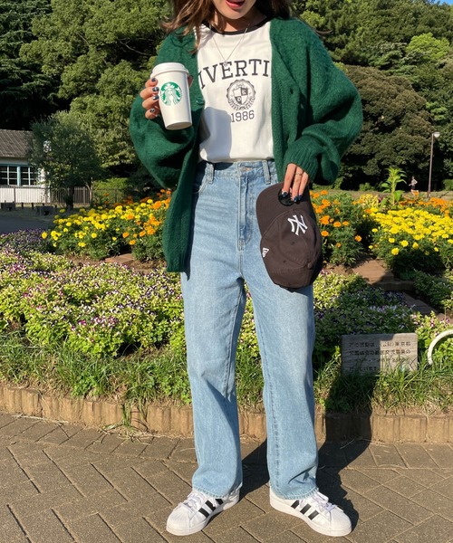 WEGO(ウィゴー)の「WEGO/モヘアライクBIGカーディガン(カーディガン/ボレロ・メンズ・ブルー/グリーン/ライトベージュ/ブラック/ダークオレンジ/アイボリー/パープル/サックスブルー/ライム・MEDIUM/LARGE)」の19枚目の写真