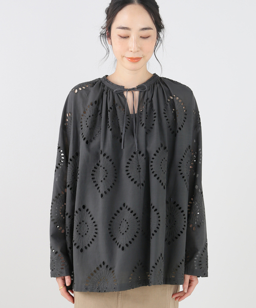 セール】カットワークレースブラウス（シャツ/ブラウス