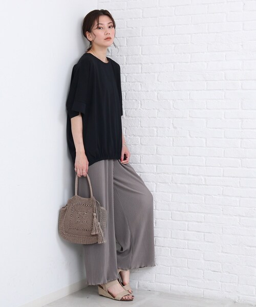 SHOO・LA・RUE(シューラルー)の「◆メロウプリーツパンツ(その他パンツ・レディース・ブラック/グレー/ベージュ系その他7/ブラック系6・00)」の11枚目の写真