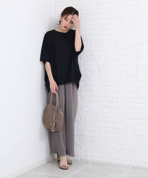 SHOO・LA・RUE(シューラルー)の「◆メロウプリーツパンツ(その他パンツ・レディース・ブラック/グレー/ベージュ系その他7/ブラック系6・00)」の21枚目の写真