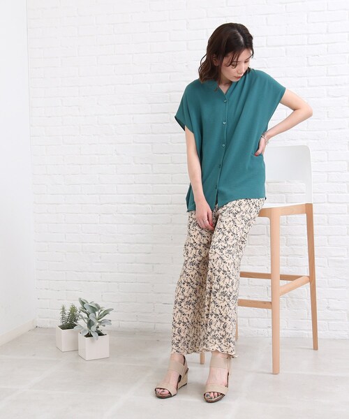 SHOO・LA・RUE(シューラルー)の「◆メロウプリーツパンツ(その他パンツ・レディース・ブラック/グレー/ベージュ系その他7/ブラック系6・00)」の8枚目の写真