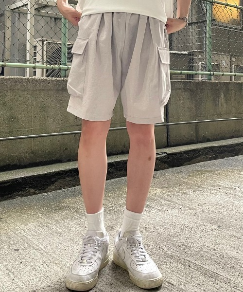 XU（エックスユー）の「【XU/エックスユー】pocket half pants/ポケット ハーフ パンツ シャカシャカ シンプル ストリート パンツ（その他パンツ・メンズ・ブラック/グレー・ONE SIZE）」の13枚目の写真