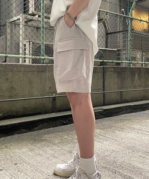 XU（エックスユー）の「【XU/エックスユー】pocket half pants/ポケット ハーフ パンツ シャカシャカ シンプル ストリート パンツ（その他パンツ・メンズ・ブラック/グレー・ONE SIZE）」の12枚目の写真