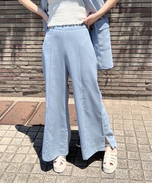 サイドスリットパンツ/セットアップ対応