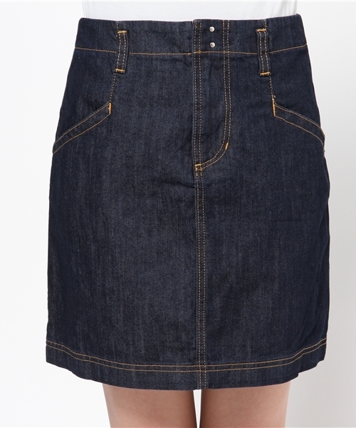 DISCOAT（ディスコート）の「【Discoat】デニム台形スカート（デニムスカート・レディース・ネイビー・LARGE/MEDIUM）」の5枚目の写真