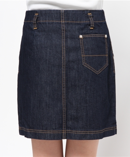 DISCOAT（ディスコート）の「【Discoat】デニム台形スカート（デニムスカート・レディース・ネイビー・LARGE/MEDIUM）」の6枚目の写真