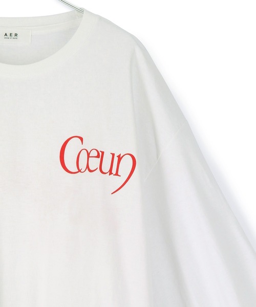 ADAM ET ROPE'(アダムエロペ)の「【WEB限定(一部店舗展開あり)】ロゴショートロンTEE(Tシャツ/カットソー・レディース・ブラック/レッド/グリーン・FREE)」の11枚目の写真