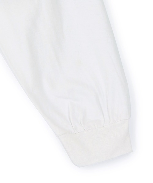 ADAM ET ROPE'(アダムエロペ)の「【WEB限定(一部店舗展開あり)】ロゴショートロンTEE(Tシャツ/カットソー・レディース・ブラック/レッド/グリーン・FREE)」の8枚目の写真
