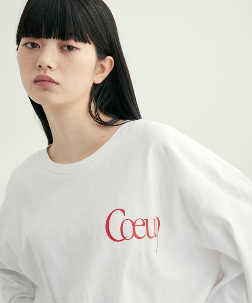 ADAM ET ROPE'(アダムエロペ)の「【WEB限定(一部店舗展開あり)】ロゴショートロンTEE(Tシャツ/カットソー・レディース・ブラック/レッド/グリーン・FREE)」の6枚目の写真