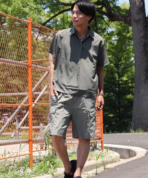 ARCHIVER（アーカイバ）の「【Bl】【LAnGe】スキッパーシャツ（シャツ/ブラウス・メンズ・ホワイト/ブラック/カーキ・MEDIUM/X-LARGE/LARGE）」の7枚目の写真