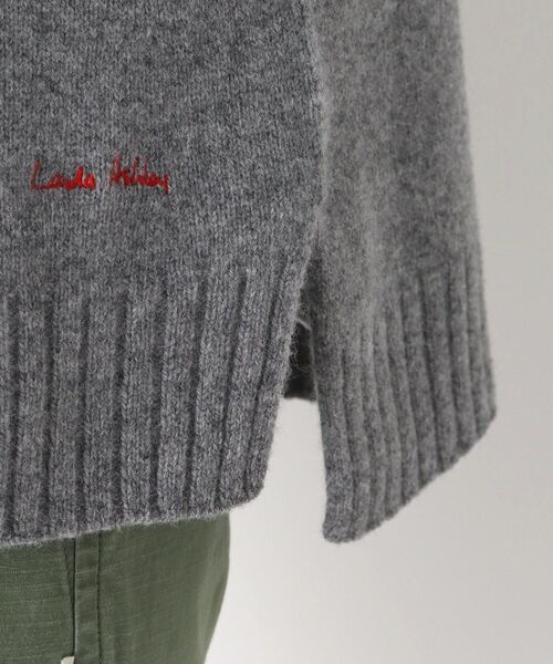 LAURA ASHLEY(ローラアシュレイ)の「ウールニットベスト(ベスト・レディース・ネイビー/ベージュ/グレー・38)」の9枚目の写真