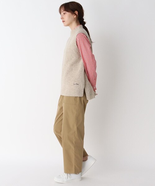 LAURA ASHLEY(ローラアシュレイ)の「ウールニットベスト(ベスト・レディース・ネイビー/ベージュ/グレー・38)」の12枚目の写真
