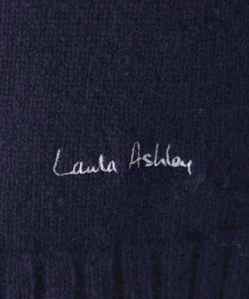 LAURA ASHLEY(ローラアシュレイ)の「ウールニットベスト(ベスト・レディース・ネイビー/ベージュ/グレー・38)」の14枚目の写真