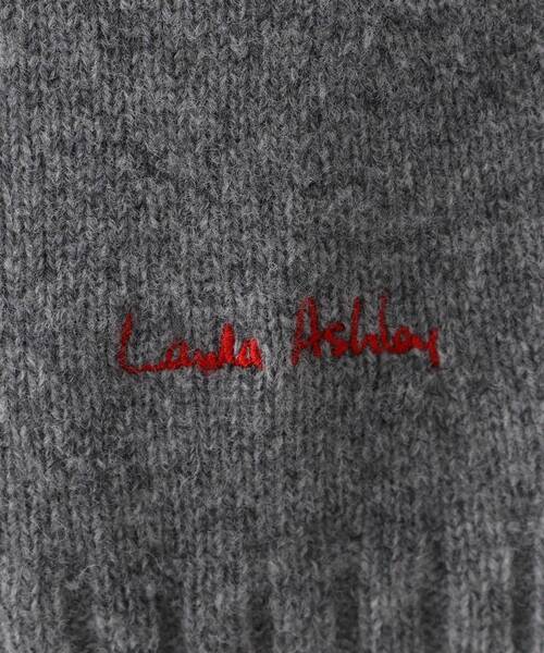 LAURA ASHLEY(ローラアシュレイ)の「ウールニットベスト(ベスト・レディース・ネイビー/ベージュ/グレー・38)」の18枚目の写真