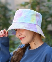 タイダイコーデュロイバケットハット