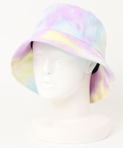 チチカカ（チチカカ）の「タイダイコーデュロイバケットハット（ハット・レディース・ブルー/ベージュ/イエロー・FREE）」の21枚目の写真