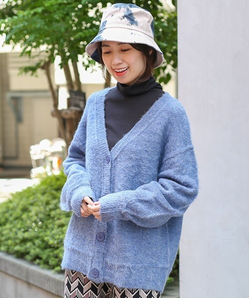 チチカカ（チチカカ）の「タイダイコーデュロイバケットハット（ハット・レディース・ブルー/ベージュ/イエロー・FREE）」の5枚目の写真