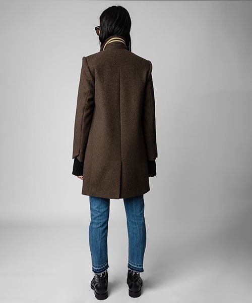 ZADIG&VOLTAIRE（ザディグ　エ　ヴォルテール）の「MARCO LAINAGE（チェスターコート・レディース・ブラウン系その他・XS/S/M/L）」の3枚目の写真