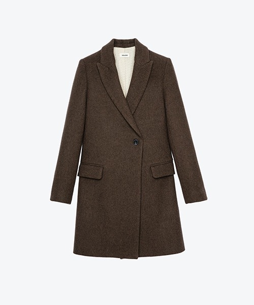 ZADIG&VOLTAIRE（ザディグ　エ　ヴォルテール）の「MARCO LAINAGE（チェスターコート・レディース・ブラウン系その他・XS/S/M/L）」の5枚目の写真