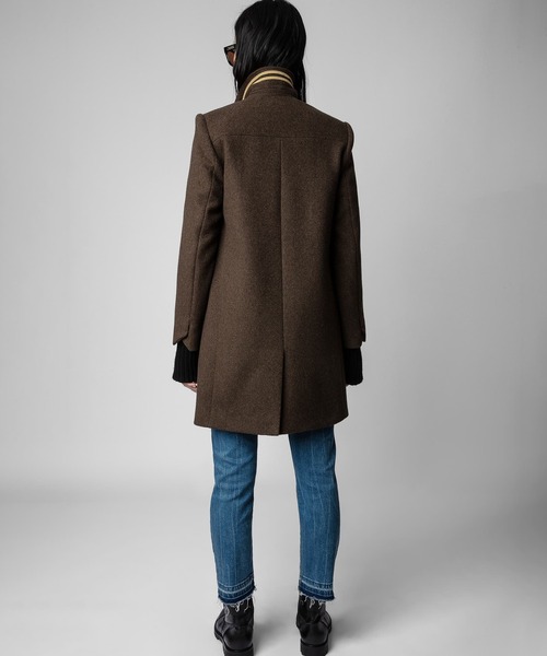 ZADIG&VOLTAIRE（ザディグ　エ　ヴォルテール）の「MARCO LAINAGE（チェスターコート・レディース・ブラウン系その他・XS/S/M/L）」の10枚目の写真