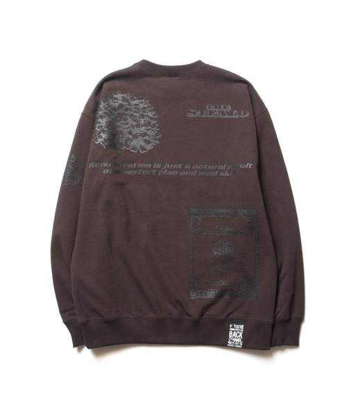 Back Channel（バックチャンネル）の「STEALO CREW SWEAT（スウェット・メンズ・ブラック/ミックスグレー/ブラウン・SMALL/MEDIUM/LARGE/X-LARGE/XX-LARGE）」の17枚目の写真